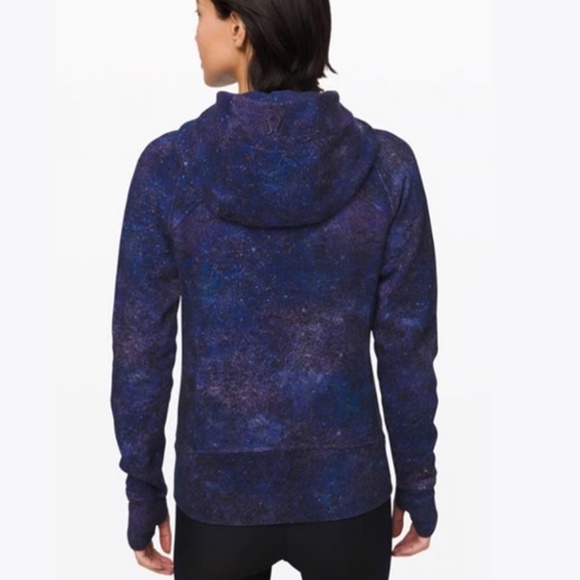 Lululemon Full Front Zip Scuba Hoodie in Polar Light Blue Multi - Picture 2 of 15